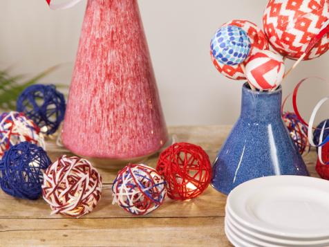 Red, White and Blue Decorating Ideas on a Budget
