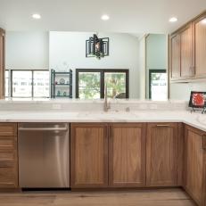Open Concept Transitional Kitchen 