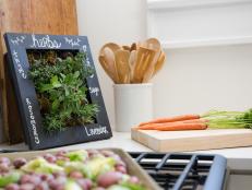 You can't go wrong with fresh herbs. Keep your cooking kickin' and your counters flawlessly adorned with this simply delicious garden made with a picture frame.