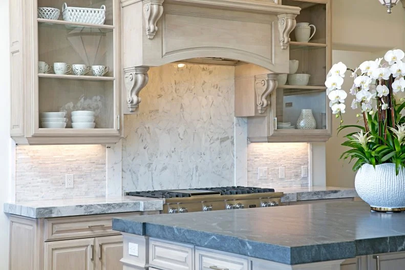 Contemporary Kitchen With Diamond-Shaped Pendants | HGTV