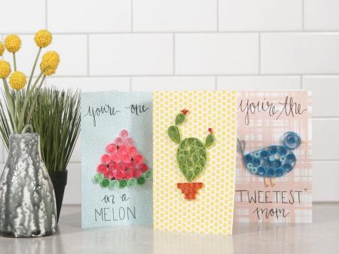 How to Make Punny Paper Quilling Cards for Mother's Day