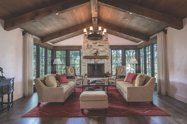 Rustic Large Living Room