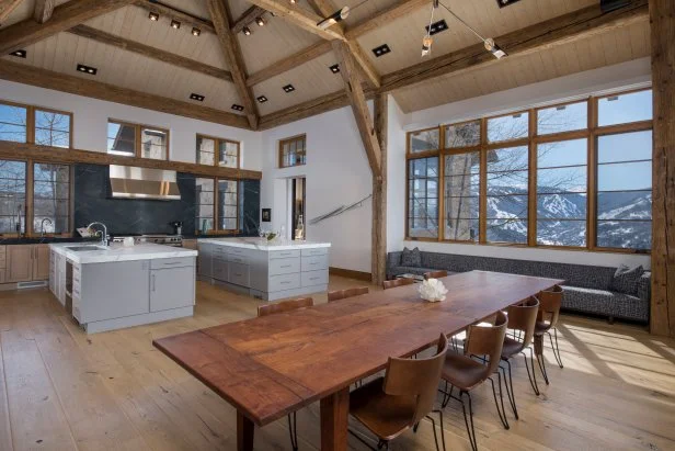 Contemporary Kitchen in the Mountains | HGTV