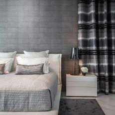 Texture Adds Comfort to Modern, Minimalist Master Bedroom