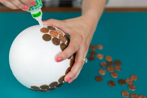 DIY Garden Art: How to Make a Penny Ball