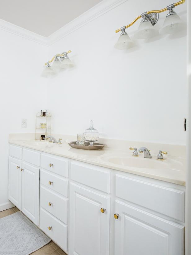 How To Paint Your Bathroom Vanity Hgtv