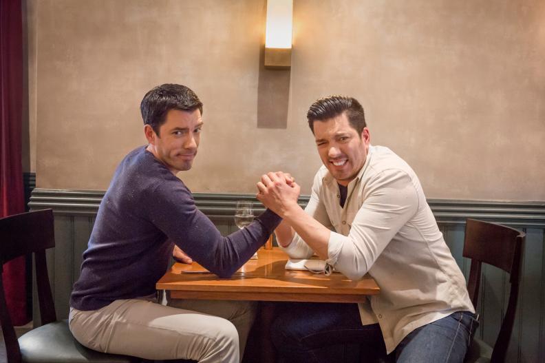 Drew and Jonathan Scott, as seen on Brother vs Brother.