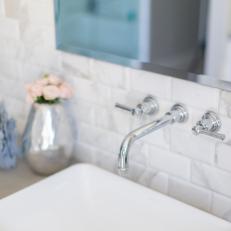 Bathroom Sink With Chrome Fixtures