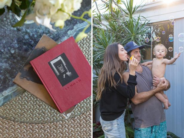 The Roberts-Stoker family and a family memento: a photography book based on Patrick's grandmother's work.