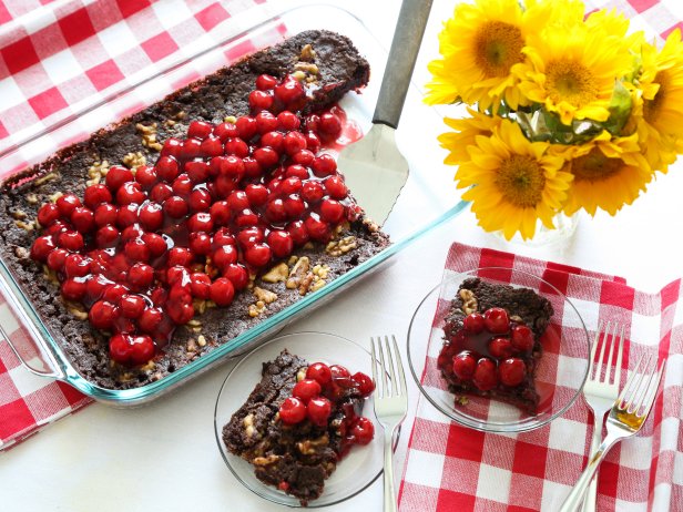 If you’re looking for a carefree summer dessert, then look no further! This recipe takes only minutes to assemble, and it’s ideal for potlucks and picnics.  Its 13x9 casserole size serves more than a dozen people, and rich chocolate cake with tart cherry pie filling is a crowd-pleasing combination. Top with whipped cream or serve with scoops of ice cream when summertime temperatures soar.