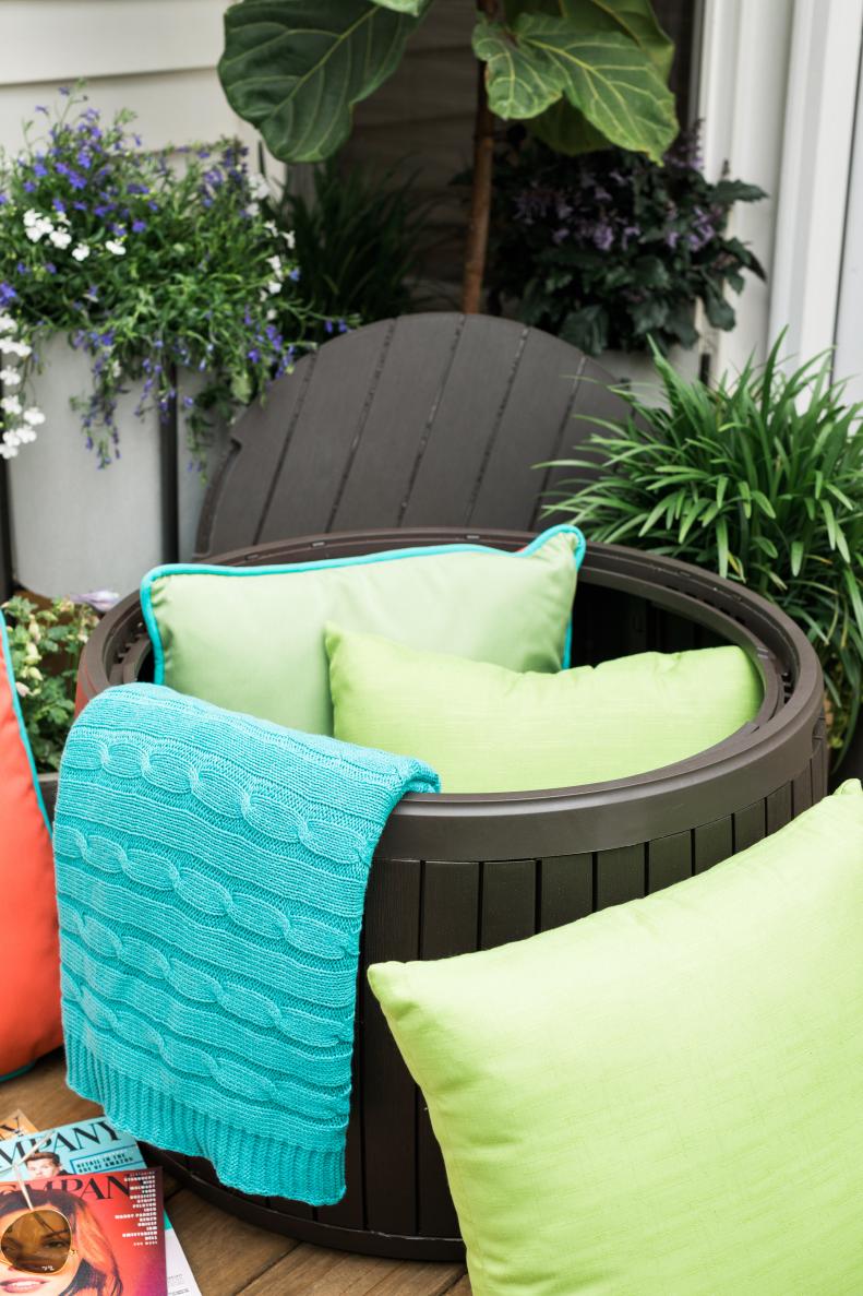 If you want affordable, all-weather outdoor furniture that’s easy to rearrange and doesn’t need much upkeep, then plastic/resin is the way to go. Even on the sunniest decks this material holds up well to sun and moisture. Whether you’re shopping for chairs, tables, storage boxes or planters, you’ll find an endless array of styles, textures, and colors. As with any product, some pieces will be constructed better than others- and the price may reflect this. While it won’t warp, rust, dent or peel- some plastic resin furniture is very lightweight, so if you live in an area with a lot of wind, you may prefer to go with a heavy-duty constructed resin or products made from dense wood or iron. To keep your furniture looking its best for years to come, hose off occasionally and remove any stubborn stains with soap and water. For extremely dirty furniture a diluted bleach mixture may be necessary but always defer to the manufacturer recommendations. 