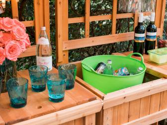 Cheery plastic tubs are just right for gardening, wrangling toys OR icing down. When not in use, they stack and store with ease. We like to use multiples at parties to organize a variety of drinks for guests- one tub for waters and juice boxes and a tub with beer and sodas for the adults! 