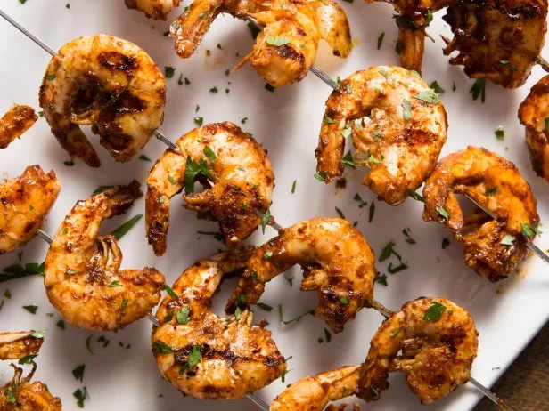 Mole Grilled Shrimp Recipe | HGTV