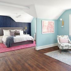 Feminine Master Suite With Hints of Pink