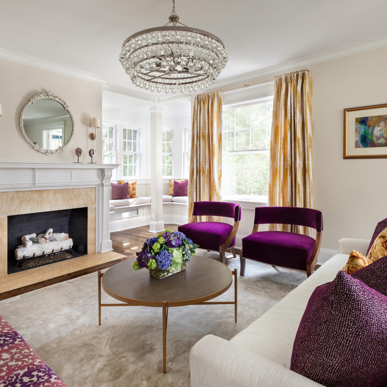 Living Room Makeover Before And After Photos | Baci Living Room