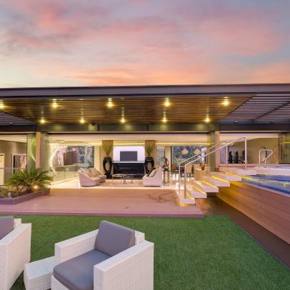 Modern Roof Terrace With Pool