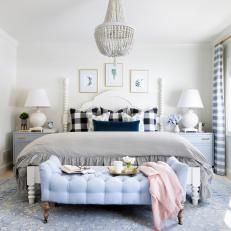 Master Bedroom With Soothing Blue Accents