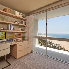Home Office Boasts Views of Beach