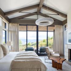 Master Bedroom With Mountain Views
