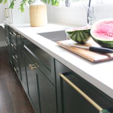 Wood Vase, Cutting Board Add Natural Touch to Kitchen