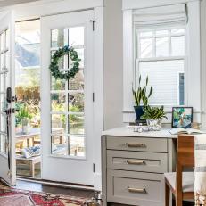 French Doors Fill Kitchen With Natural Light, Fresh Air