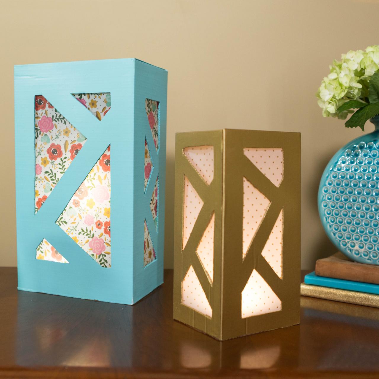 Homemade Gifts - Tin Can Lanterns - Kids Craft Room