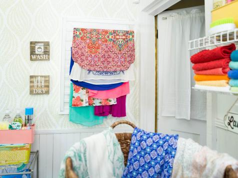 Upcycle a Baby Crib Into a Drying Rack