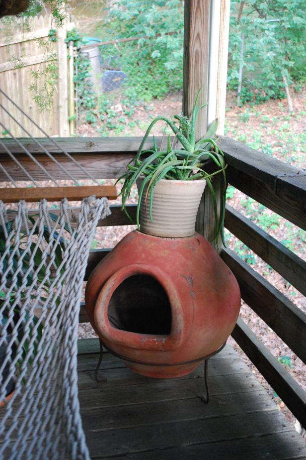 outdoor clay chiminea fireplace options hgtv