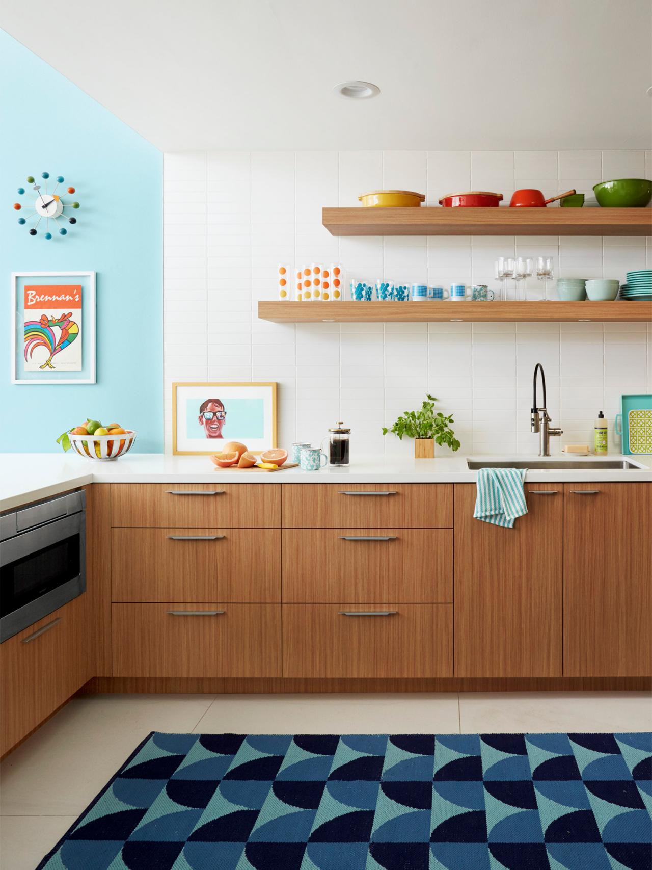 93 Bright And Colorful Kitchen Design Ideas - DigsDigs