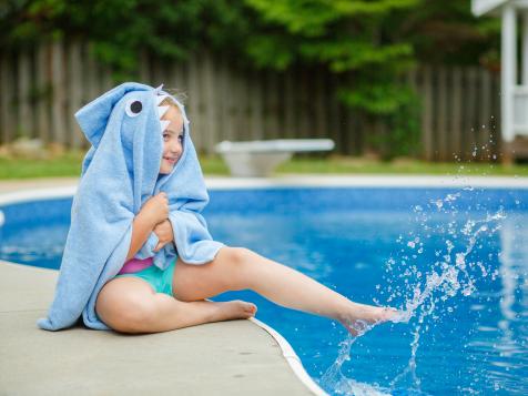 A Jaw-Dropping DIY Shark Towel for Kids