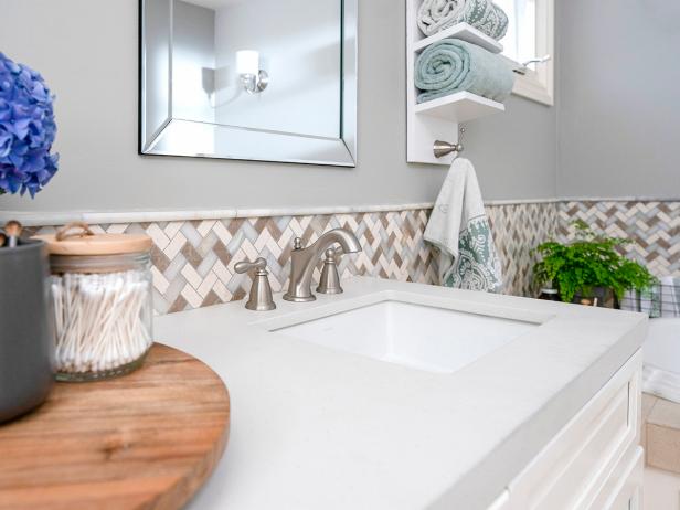 How To Install A Tile Border In A Bathroom Diy