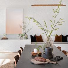 Contemporary Dining Area With Baguette