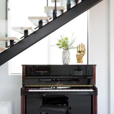 Floating Stairs and Piano
