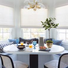 Bay Window with Banquette Seating