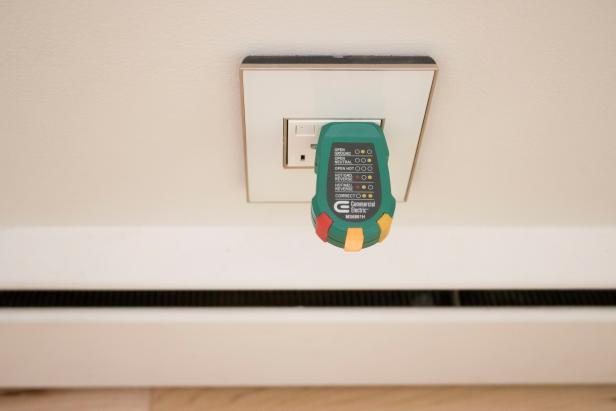 Use an outlet receptacle tester to check for electrical wiring issues.