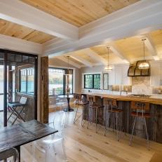 Wood Accents Infuse Kitchen With Warmth