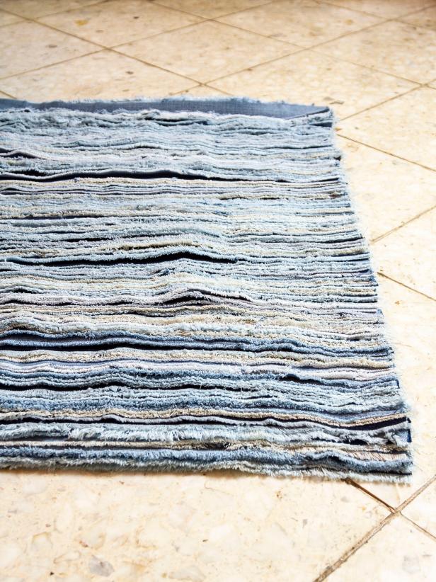 HGTV shows you how to make a denim rug 