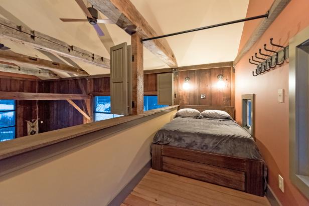 Sleeping Loft In Converted Barn Has, How To Create Privacy In A Loft Bedroom