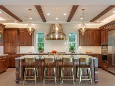 Kitchen Island With Stools, How Much Space For Kitchen Island Stools