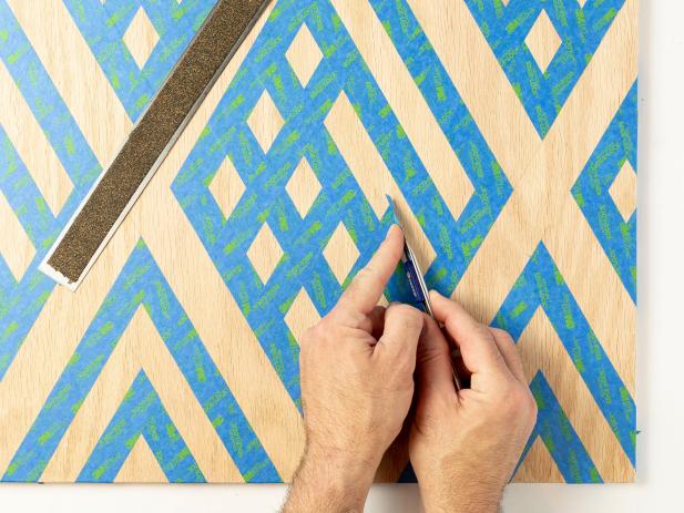 How to Make Graphic Patterned Outdoor Artwork | DIY