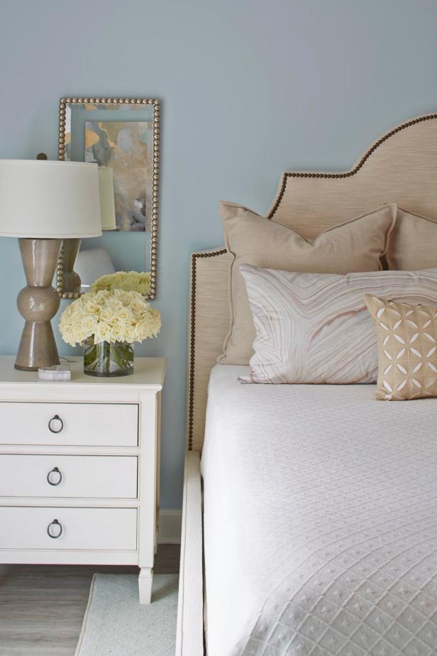 Master Bedroom Nightstand and Headboard HGTV