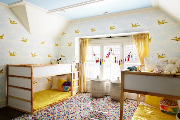 20 Yellow Kids Room Ideas Hgtv - Yellow And Brown Bedroom Decorating Ideas