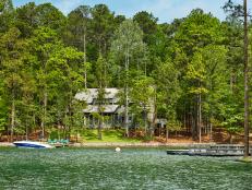 Lake House Exterior and Dock