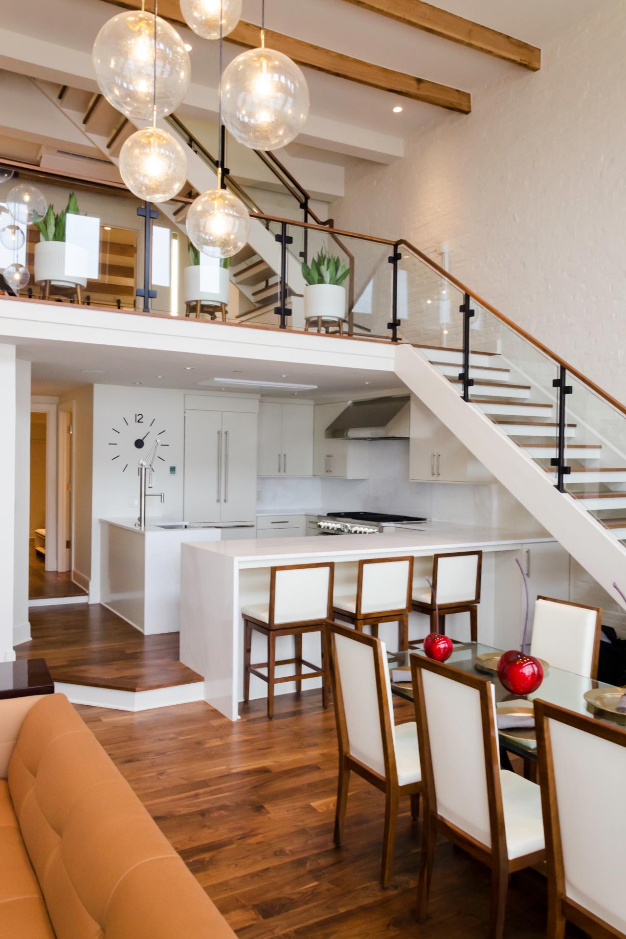 Loft Open Concept Great Room And Stairs Hgtv