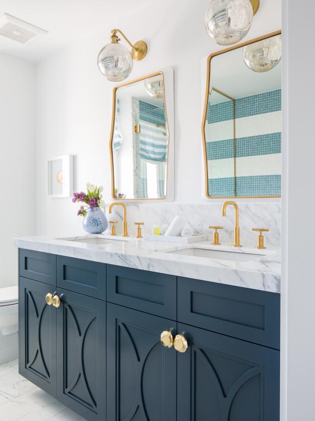40 Bathroom Vanities You Ll Love For, Blue Bath Vanity