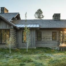 Rustic-Modern Cabin Retreat in Wyoming