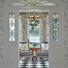 Traditional Sunroom With Glass Doors