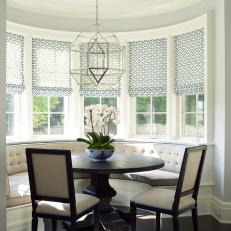 Cozy Breakfast Nook With Tufted Banquette 