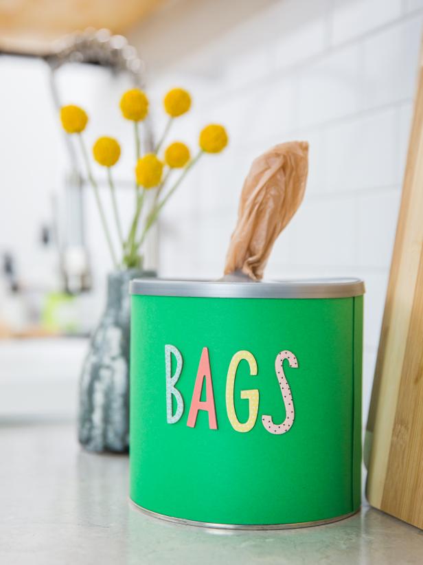 Coffee Can = Bag Dispenser