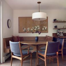 Contemporary Banquette Dining Area